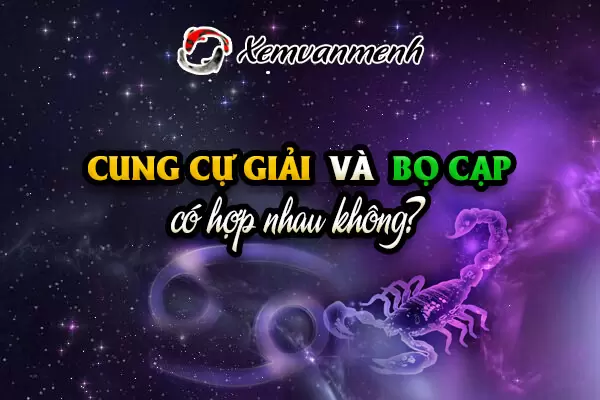 Cự Giải và Bọ Cạp